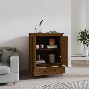 vidaXL Μπουφές Καφέ Μέλι 83x41,5x100cm από Μασίφ Ξύλο Πεύκου 1 τεμ.