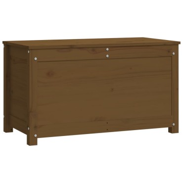 vidaXL Κουτί Αποθήκευσης Καφέ Μελί 80x40x45,5cm από Μασίφ Ξύλο Πεύκου 1 τεμ.