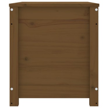 vidaXL Κουτί Αποθήκευσης Καφέ Μελί 80x40x45,5cm από Μασίφ Ξύλο Πεύκου 1 τεμ.