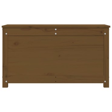 vidaXL Κουτί Αποθήκευσης Καφέ Μελί 80x40x45,5cm από Μασίφ Ξύλο Πεύκου 1 τεμ.