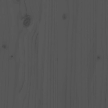 vidaXL Κουτί Αποθήκευσης Μαύρο 60x32x45,5cm από Μασίφ Ξύλο Πεύκου 1 τεμ.