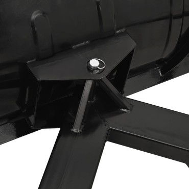 vidaXL Εκχιονιστικό για Περονοφόρο Μαύρο 200 x 48 εκ.