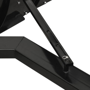 vidaXL Εκχιονιστικό για Περονοφόρο Μαύρο 200 x 48 εκ.