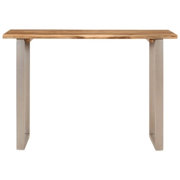 vidaXL Τραπεζαρία 110x50x76cm από Μασίφ Ξύλο Ακακίας 1 τεμ.