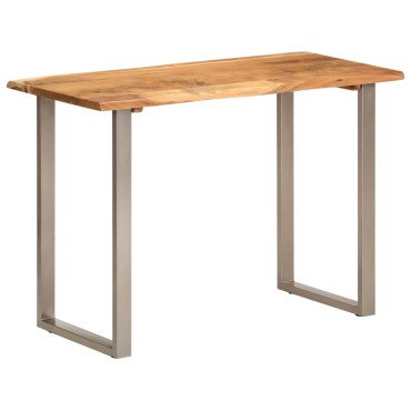 vidaXL Τραπεζαρία 110x50x76cm από Μασίφ Ξύλο Ακακίας 1 τεμ.