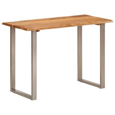 vidaXL Τραπεζαρία 110x50x76cm από Μασίφ Ξύλο Ακακίας 1 τεμ.