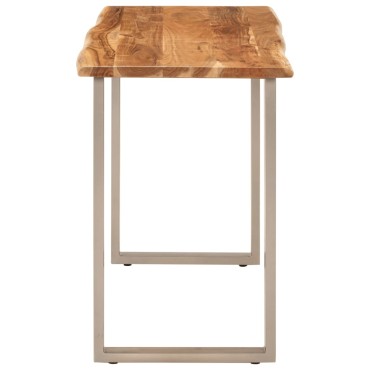 vidaXL Τραπεζαρία 110x50x76cm από Μασίφ Ξύλο Ακακίας 1 τεμ.