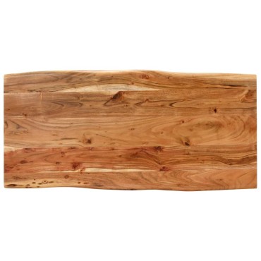 vidaXL Τραπεζαρία 110x50x76cm από Μασίφ Ξύλο Ακακίας 1 τεμ.