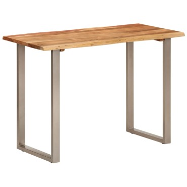 vidaXL Τραπεζαρία 110x50x76cm από Μασίφ Ξύλο Ακακίας 1 τεμ.