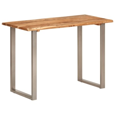 vidaXL Τραπεζαρία 110x50x76cm από Μασίφ Ξύλο Ακακίας 1 τεμ.