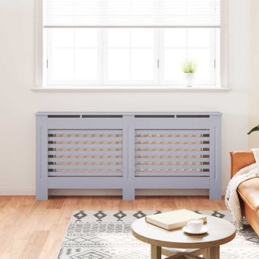 vidaXL Κάλυμμα Καλοριφέρ Ανθρακί 172 x 19 x 81,5 εκ. από MDF
