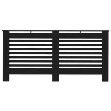 vidaXL Κάλυμμα Καλοριφέρ Μαύρο 172 x 19 x 81,5 εκ. από MDF