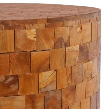 vidaXL Τραπεζάκι Σαλονιού 60x60x35cm από Μασίφ Ξύλο Teak 1 τεμ.