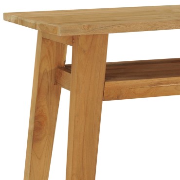 vidaXL Τραπέζι Κονσόλα 120x35x75cm από Μασίφ Ξύλο Teak 1 τεμ.