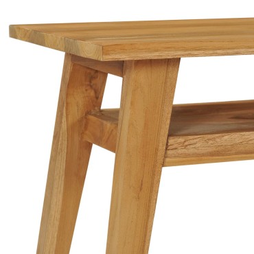 vidaXL Έπιπλο Τηλεόρασης 120x35x45cm από Μασίφ Ξύλο Teak
