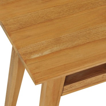 vidaXL Έπιπλο Τηλεόρασης 120x35x45cm από Μασίφ Ξύλο Teak