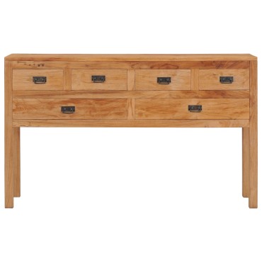 vidaXL Μπουφές 125x30x75cm από Μασίφ Ξύλο Teak 1 τεμ.