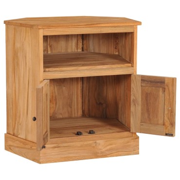 vidaXL Συρταριέρα Γωνιακή 60x45x60cm από Μασίφ Ξύλο teak 1 τεμ.