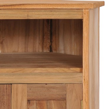 vidaXL Συρταριέρα Γωνιακή 60x45x60cm από Μασίφ Ξύλο teak 1 τεμ.