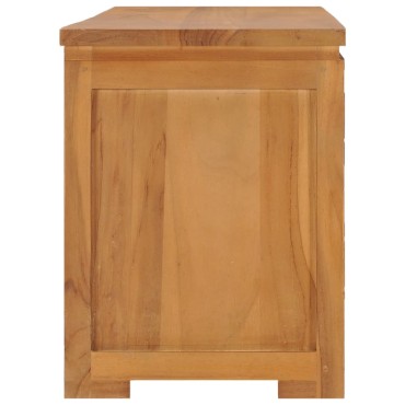 vidaXL Έπιπλο Τηλεόρασης 110x30x40cm από Μασίφ Ξύλο Teak
