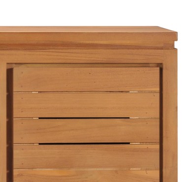 vidaXL Έπιπλο Τηλεόρασης 110x30x40cm από Μασίφ Ξύλο Teak