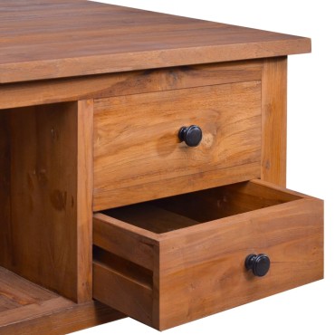 vidaXL Τραπεζάκι Σαλονιού 68x68x33cm από Μασίφ Ξύλο Teak 1 τεμ.