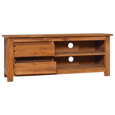 vidaXL Έπιπλο Τηλεόρασης 100x30x40cm από Μασίφ Ξύλο Teak