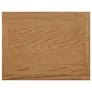 vidaXL Τραπεζάκι με Θήκη Περιοδικών 45x35x55cm Μασίφ Ξύλο Δρυός 1 τεμ.