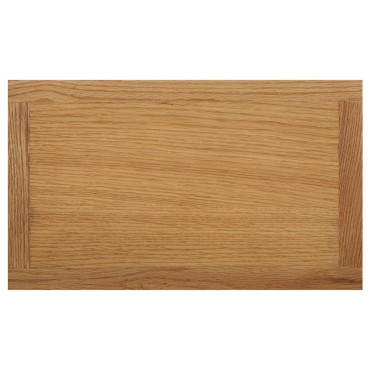 vidaXL Τραπεζάκι με Θήκη Περιοδικών 45x27x42cm Μασίφ Ξύλο Δρυός 1 τεμ.