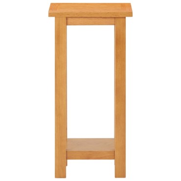 vidaXL Τραπέζι Βοηθητικό 27x24x55cm από Μασίφ Ξύλο Δρυός 1 τεμ.