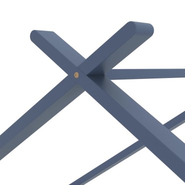 vidaXL Πλαίσιο Κρεβατιού Παιδικό Γκρι 90x200cm από Μασίφ Ξύλο Πεύκου 1 τεμ. - Μονό
