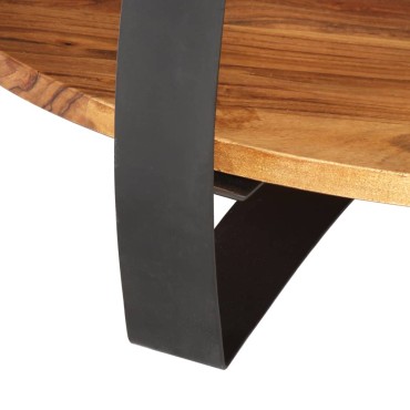 vidaXL Τραπεζάκι Σαλονιού 65x65x32cm από Μασίφ Ξύλο Ακακίας 1 τεμ.