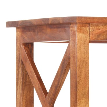 vidaXL Βιβλιοθήκη 60x30x160cm Μασίφ Ξύλο Ακακίας με Μελί Φινίρισμα 1 τεμ.