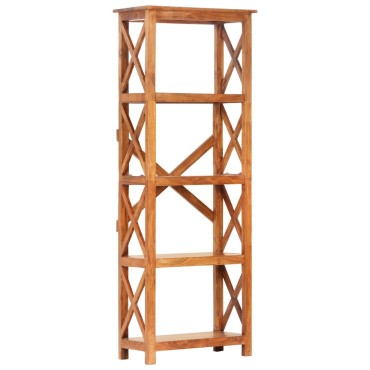 vidaXL Βιβλιοθήκη 60x30x160cm Μασίφ Ξύλο Ακακίας με Μελί Φινίρισμα 1 τεμ.