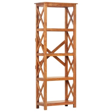 vidaXL Βιβλιοθήκη 60x30x160cm Μασίφ Ξύλο Ακακίας με Μελί Φινίρισμα 1 τεμ.