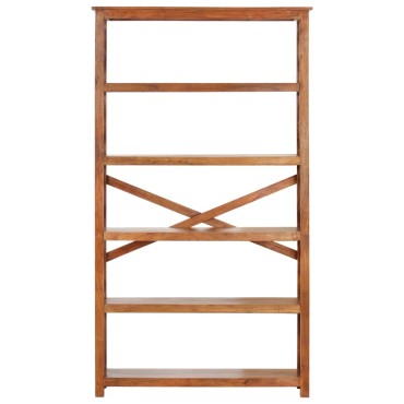 vidaXL Βιβλιοθήκη 100x30x180cm Μασίφ Ξύλο Ακακίας με Μελί Φινίρισμα 1 τεμ.