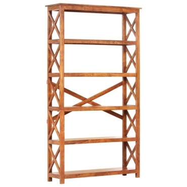 vidaXL Βιβλιοθήκη 100x30x180cm Μασίφ Ξύλο Ακακίας με Μελί Φινίρισμα 1 τεμ.