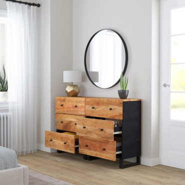 vidaXL Ντουλάπια 2 τεμ. 60x33x75cm από Μασίφ Ξύλο Ακακίας