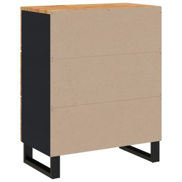 vidaXL Ντουλάπια 2 τεμ. 60x33x75cm από Μασίφ Ξύλο Ακακίας
