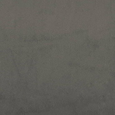 vidaXL Κρεβάτι Boxspring με Στρώμα Σκούρο Γκρι 200x200 εκ. Βελούδινο