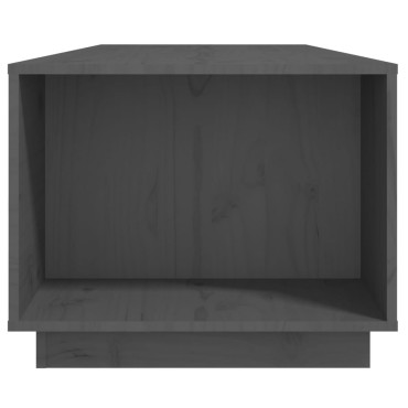 vidaXL Τραπεζάκι Σαλονιού Γκρι 110x50x40cm από Μασίφ Ξύλο Πεύκου 1 τεμ.