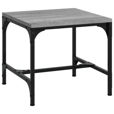 vidaXL Βοηθητικό Τραπέζι Γκρι Sonoma 40x40x35cm Επεξεργασμένο Ξύλο