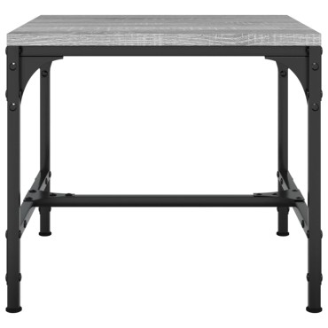 vidaXL Βοηθητικό Τραπέζι Γκρι Sonoma 40x40x35cm Επεξεργασμένο Ξύλο