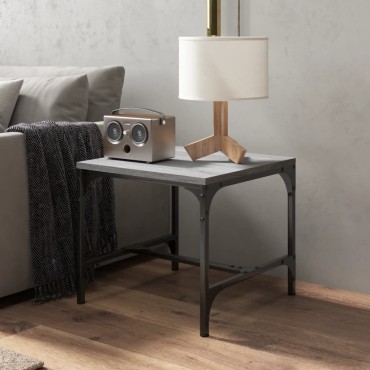 vidaXL Τραπεζάκια Σαλονιού 2 τεμ. Γκρι Sonoma 40x40x35cm Επεξ. Ξύλο