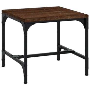 vidaXL Βοηθητικό Τραπέζι Καφέ Δρυς 40x40x35cm Επεξεργασμένο Ξύλο