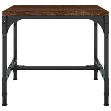 vidaXL Βοηθητικό Τραπέζι Καφέ Δρυς 40x40x35cm Επεξεργασμένο Ξύλο