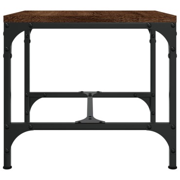 vidaXL Βοηθητικό Τραπέζι Καφέ Δρυς 40x40x35cm Επεξεργασμένο Ξύλο