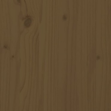 vidaXL Καλάθι Ρούχων Καφέ μελί 88,5x44x76 εκ από Μασίφ Ξύλο Πεύκου
