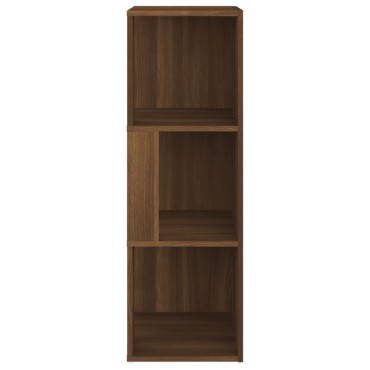 vidaXL Γωνιακό Έπιπλο Καφέ δρυς 33x33x100cm από Επεξεργ. Ξύλο