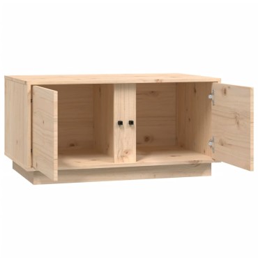 vidaXL Τραπεζάκι Σαλονιού 80x50x40cm από Μασίφ Ξύλο Πεύκου 1 τεμ.